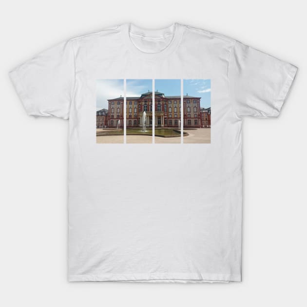 Bruchsal Palace (Schloss Bruchsal), also called the Damiansburg, is a Baroque palace complex located in the Baden-Wurttemberg. A fine Roccoco decoration. Germany T-Shirt by fabbroni-art